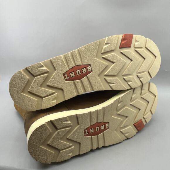 BRUNT Bolduc Boots Mens Size 12 Brown Pull On Work Safety Toe Wedge Shoes NEW - Picture 6 of 8